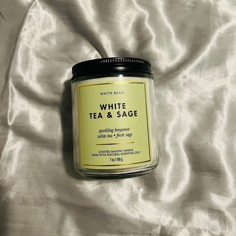 BBW White Tea and Sage candle
